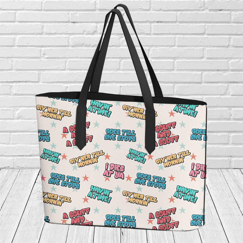 "Newfinese Havin' A Time" Tote - Newfineseplease.ca
