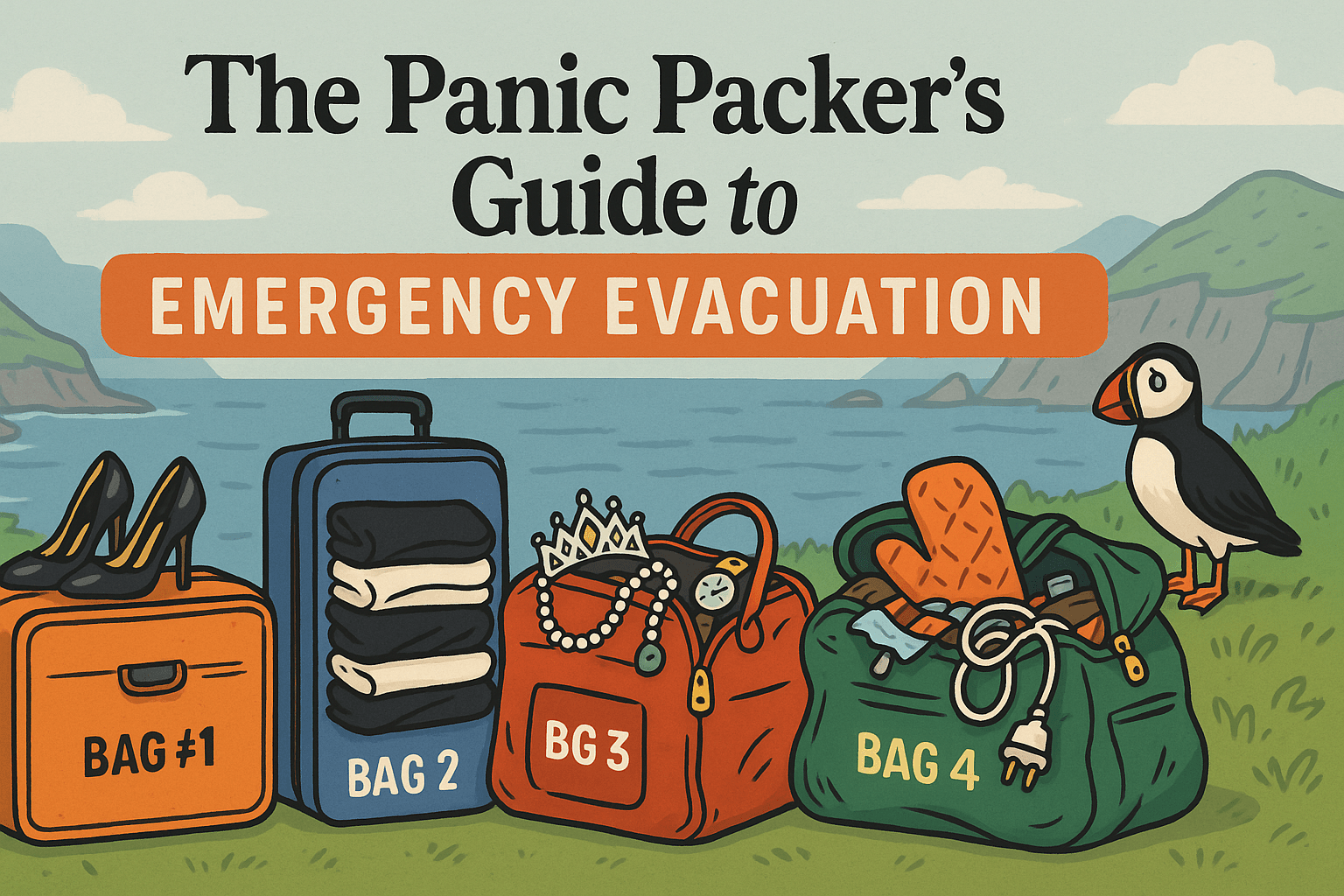 The Panic Packer's Guide to Emergency Evacuation - Newfinese Please
