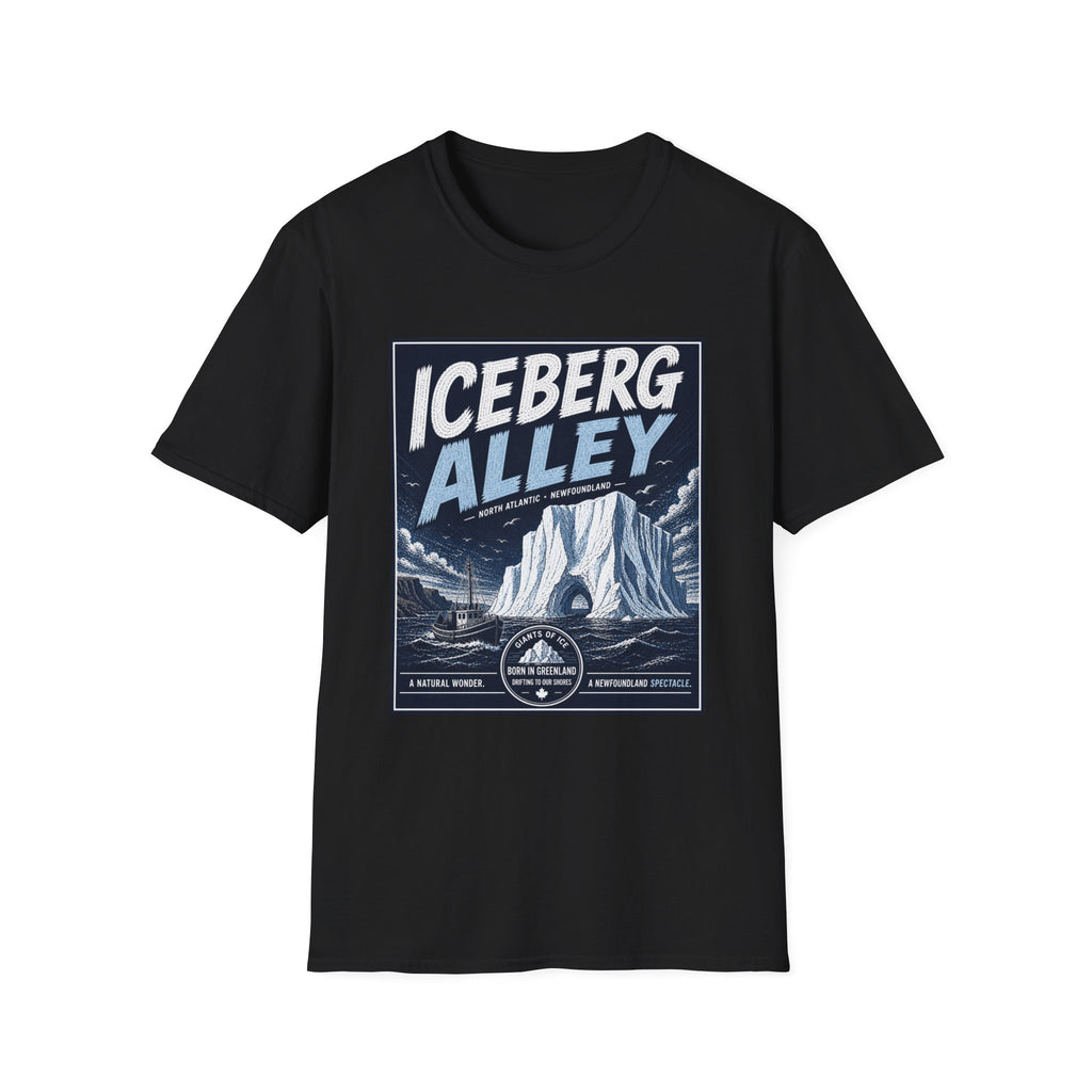 Iceberg Alley T‑Shirt — Vintage North Atlantic Newfoundland Graphic Tee