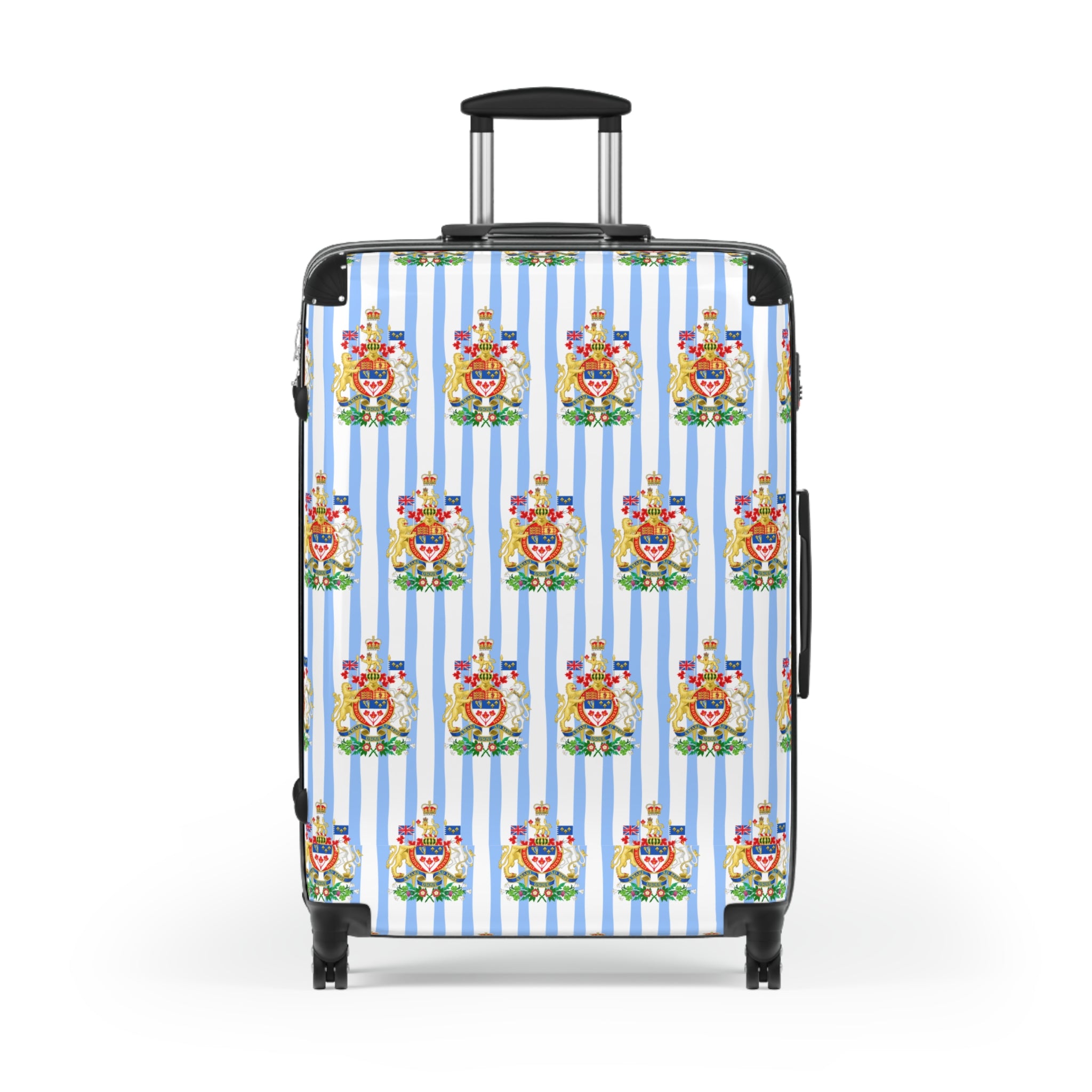 Canada Coat of Arms Pinstripe 3-Piece Luggage Set