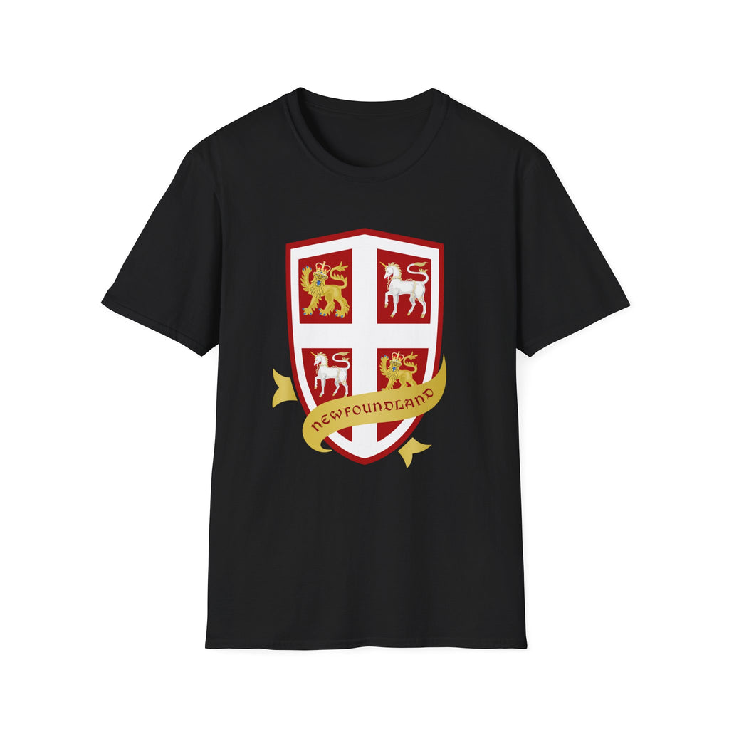 "Newfoundland Coat of Arms Reimagined" T-Shirt