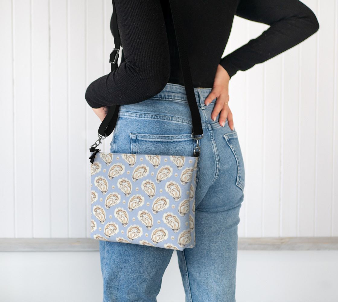Salty Oyster Crossbody Purse