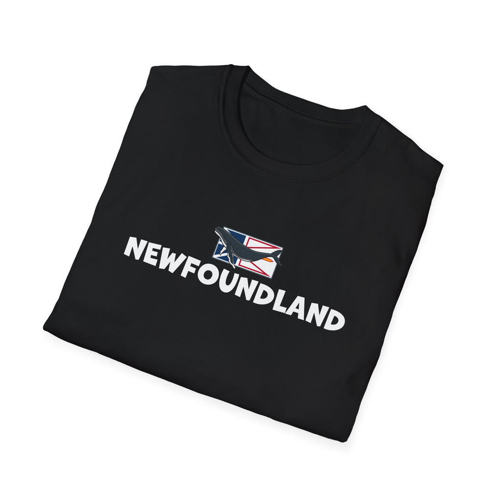 Newfoundland Whale-on-Flag T-Shirt