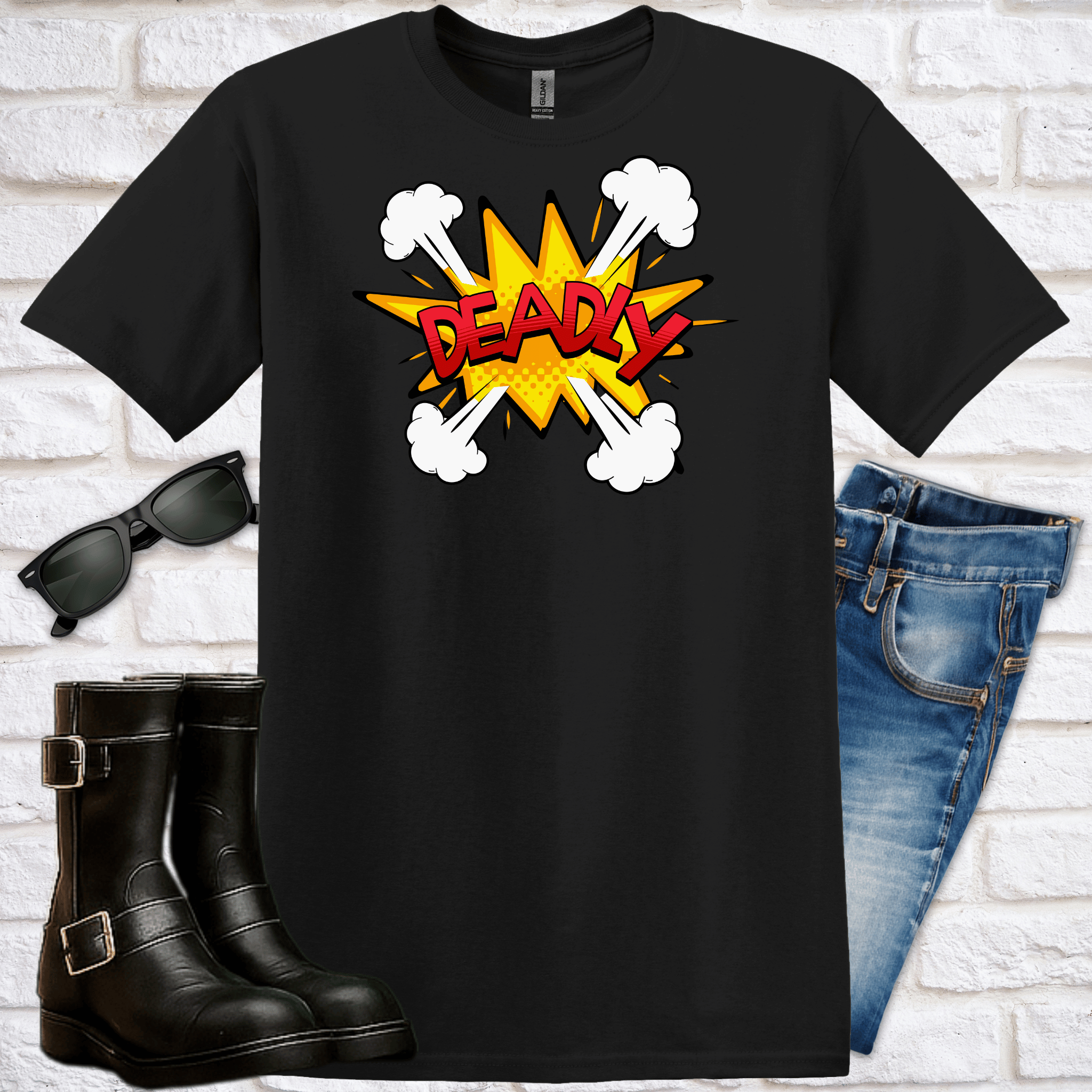 "Deadly" Cartoon T-Shirt