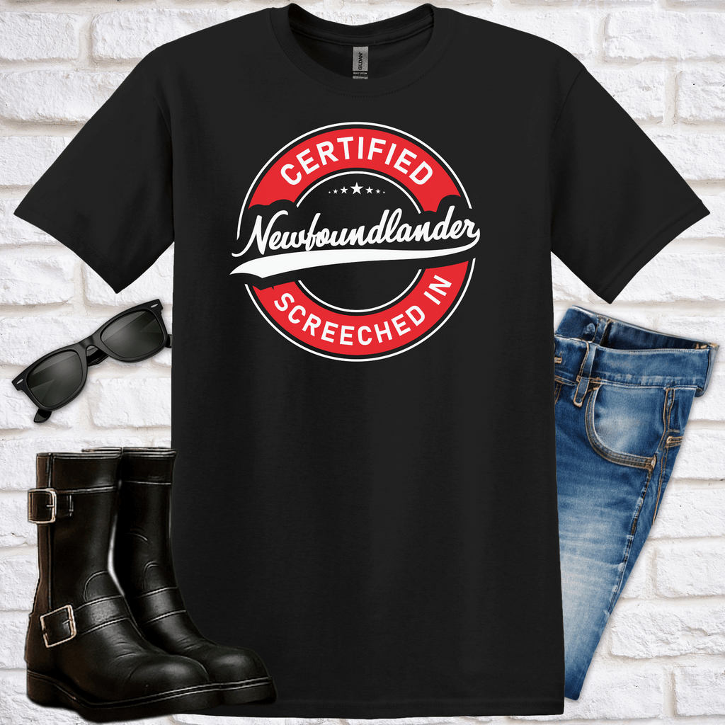 Certified Newfoundlander: Screeched In – T-Shirt
