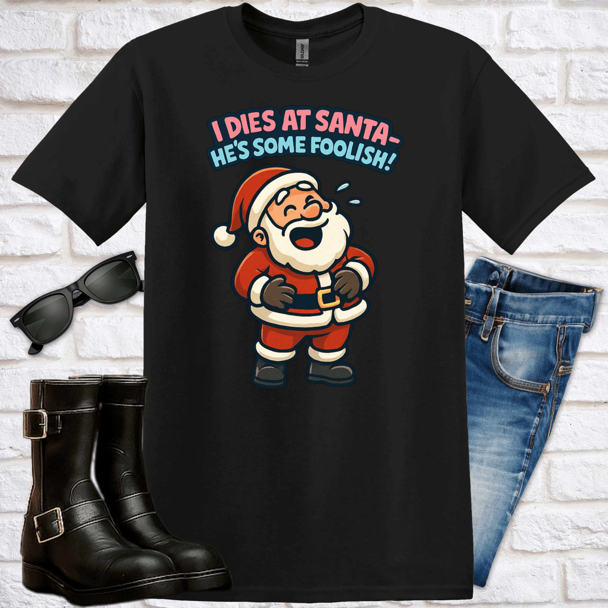 "I Dies at Santa" Newfoundland Tee