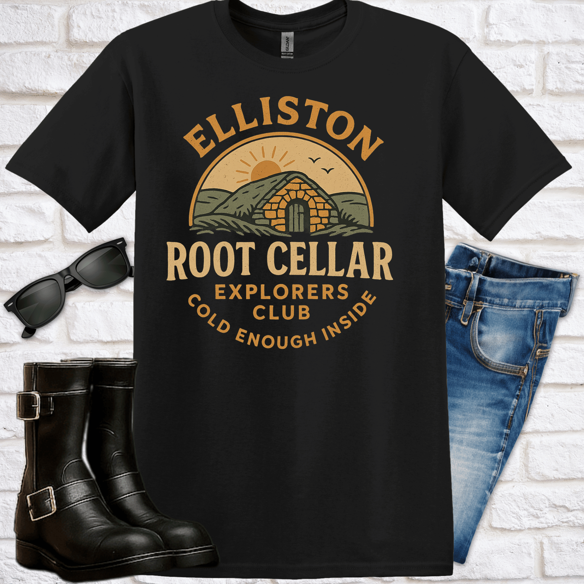 Elliston Root Cellar Explorers Club T-Shirt