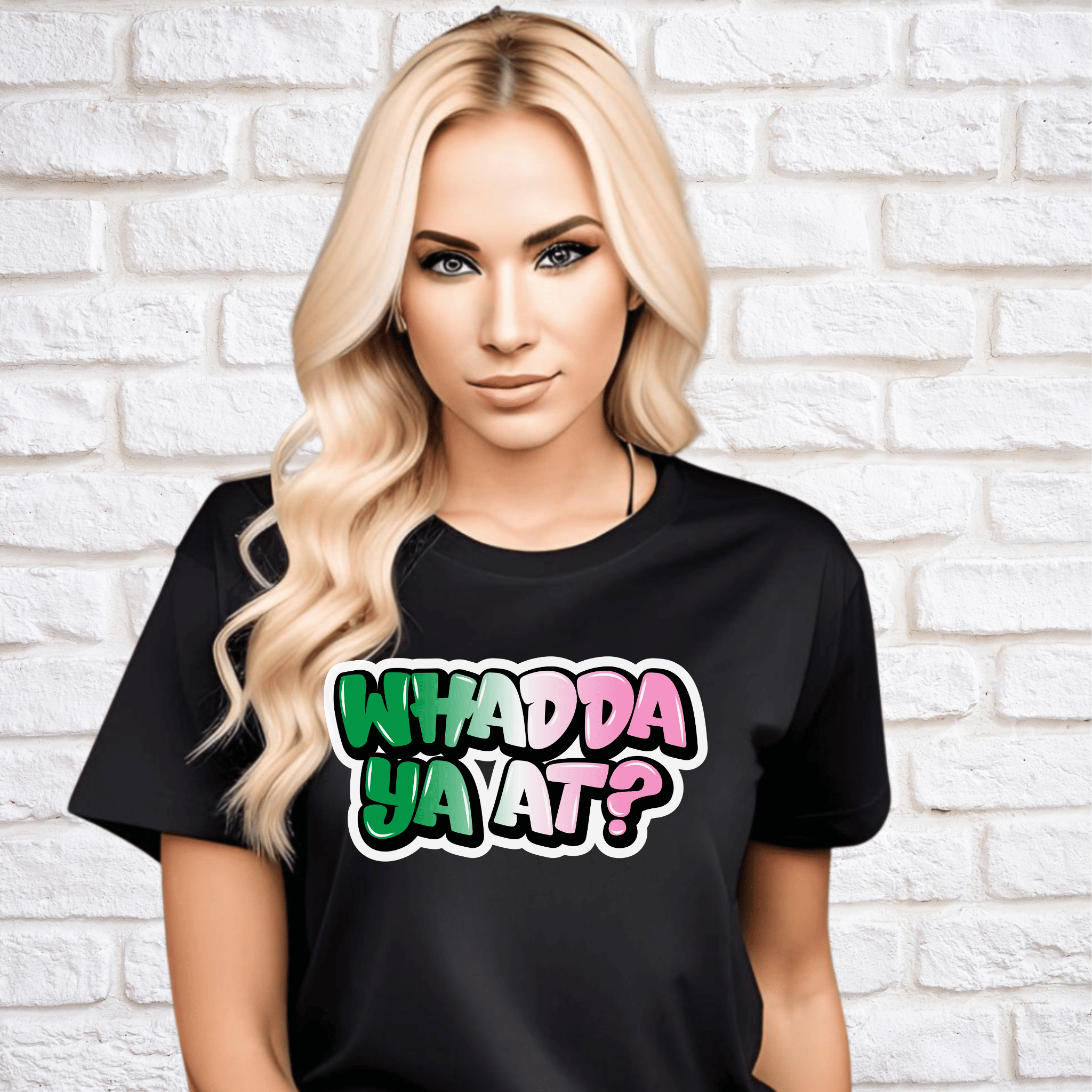 "Republic of Newfoundland Flag Whadda Ya At?" T-Shirt