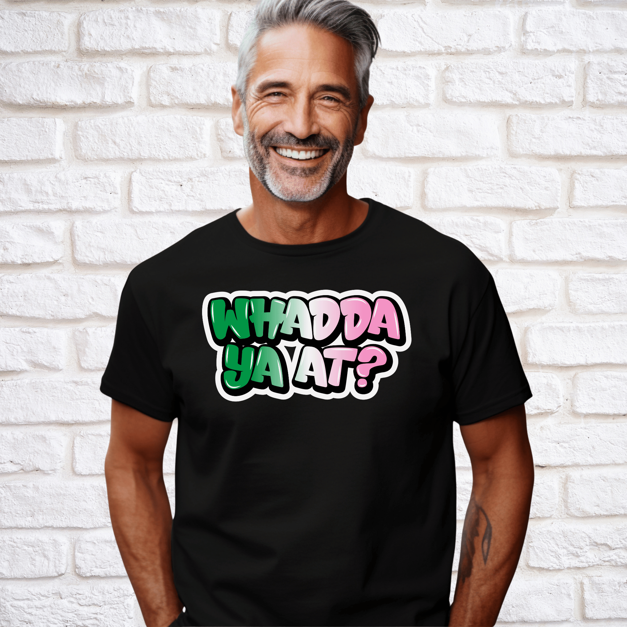 "Republic of Newfoundland Flag Whadda Ya At?" T-Shirt