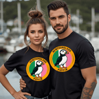 Newfoundland Puffin Badge Tee---Newfoundland Nautical Collection