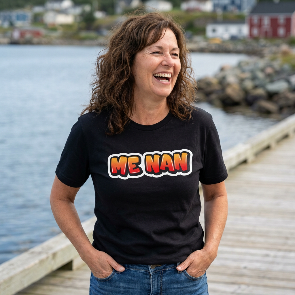 "Me Nan" Tee -- Newfoundland Graffiti Collection