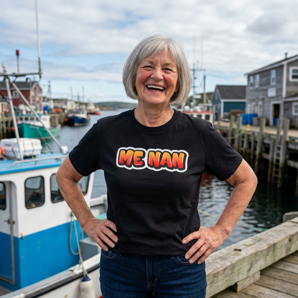 "Me Nan" Tee -- Newfoundland Graffiti Collection