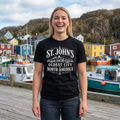 St. John's Vintage City T‑Shirt — 'Oldest City North America' Souvenir