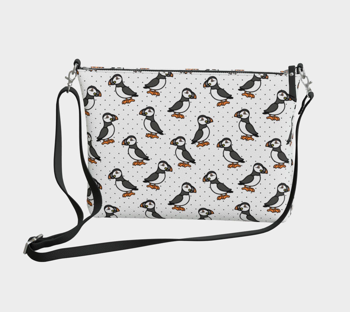 Puffin Parade Crossbody Purse