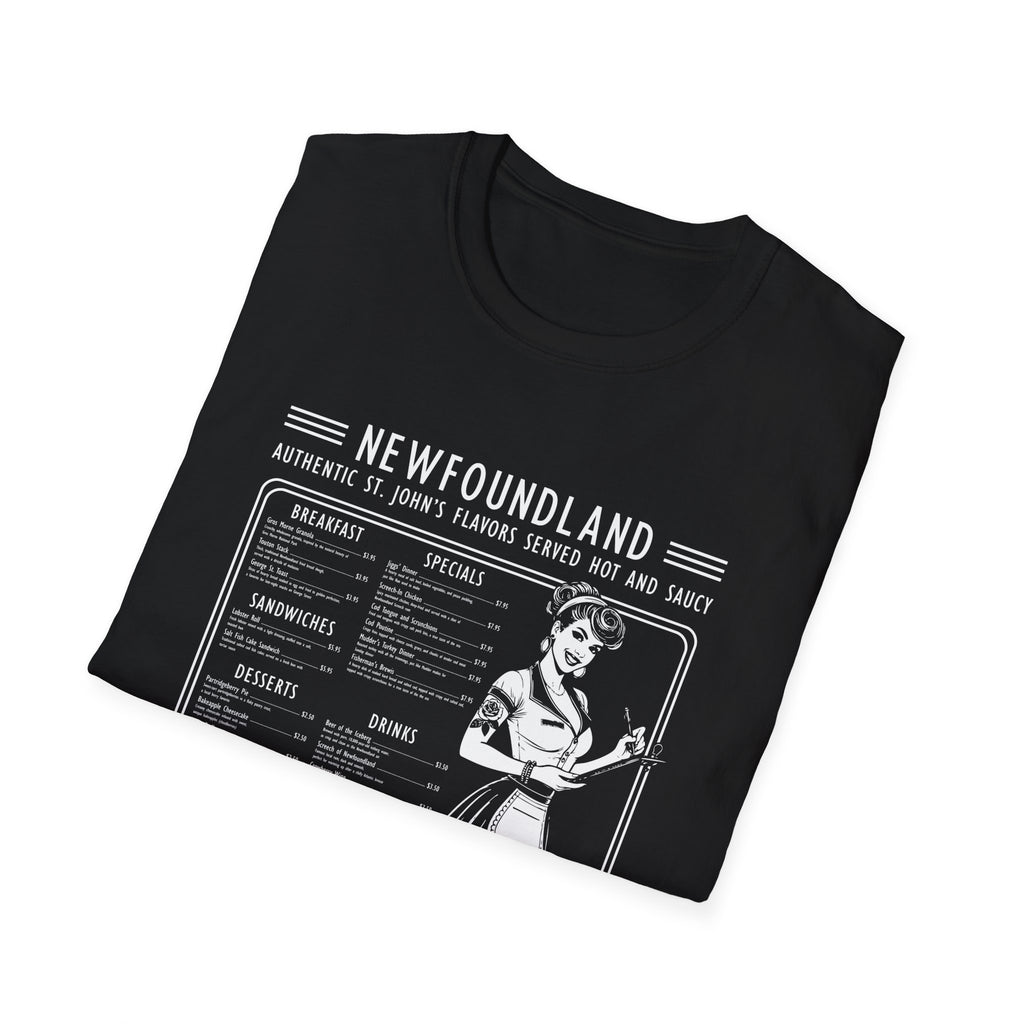 Newfoundland Diner Menu T-Shirt