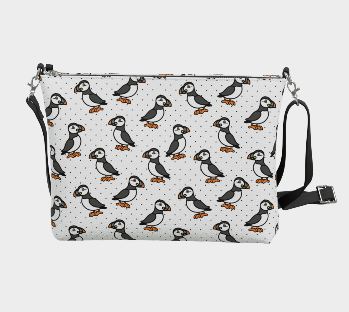 Puffin Parade Crossbody Purse
