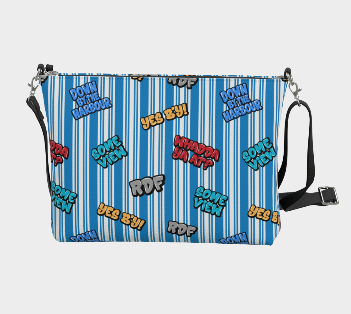 "Talk of the Town" Striped Crossbody