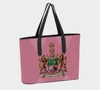pink, white and green_tote