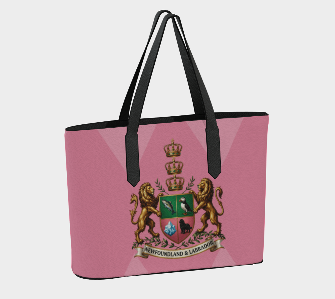 pink, white and green_tote