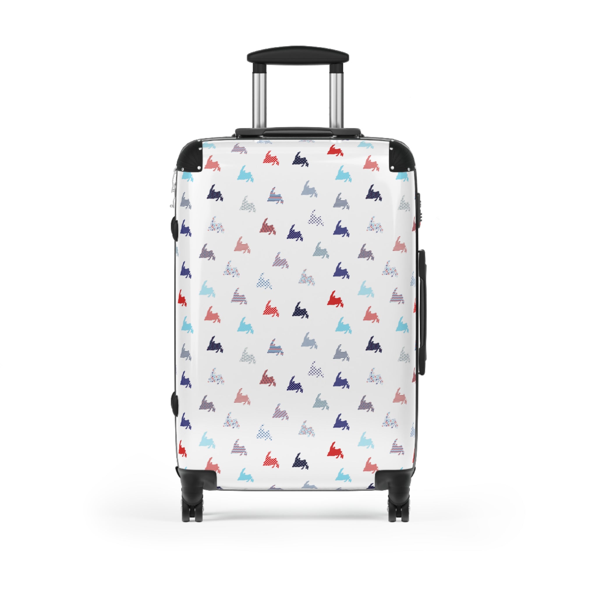 Nautical Newfoundland Map 3-Piece Luggage Set