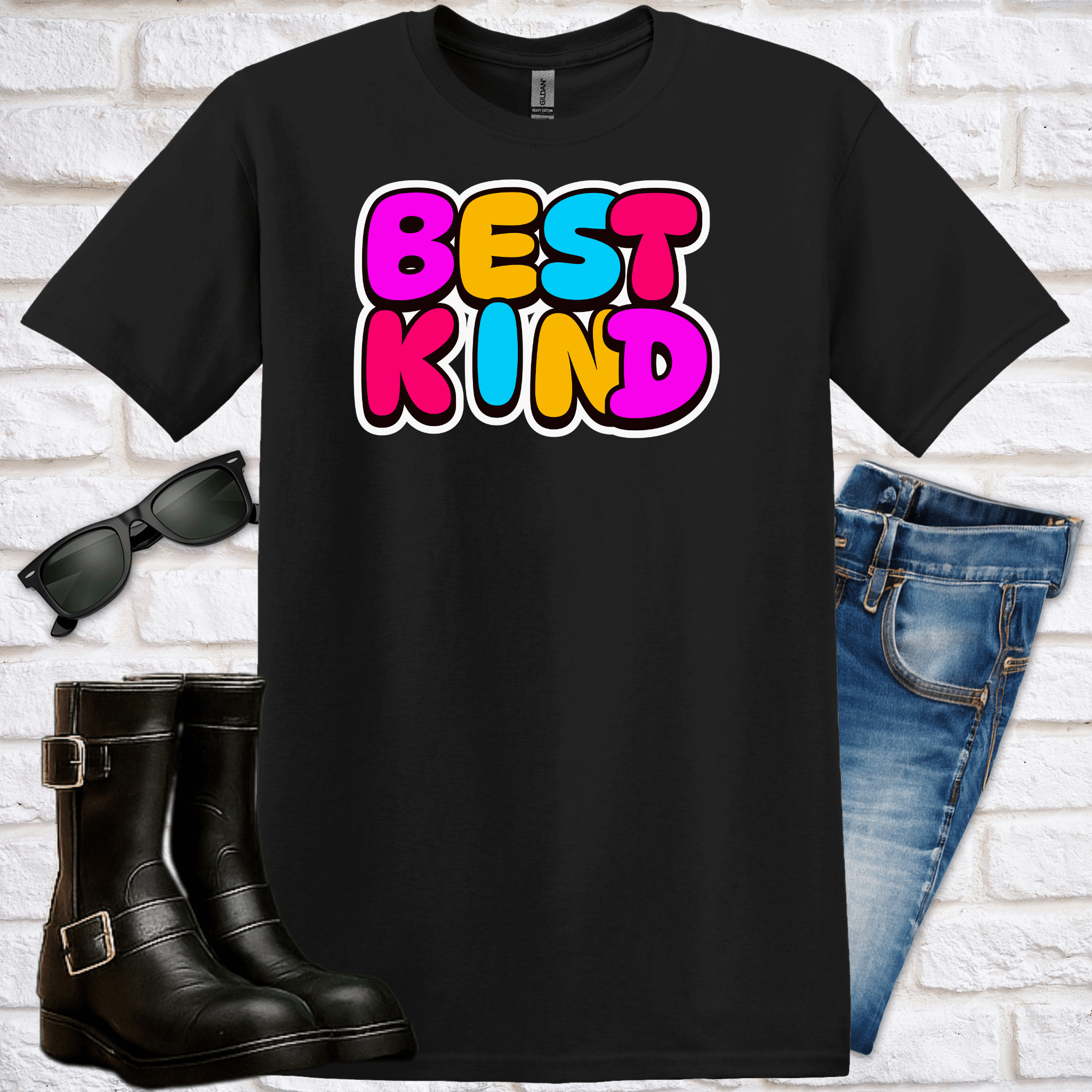Colorful 'Best Kind' T-Shirt