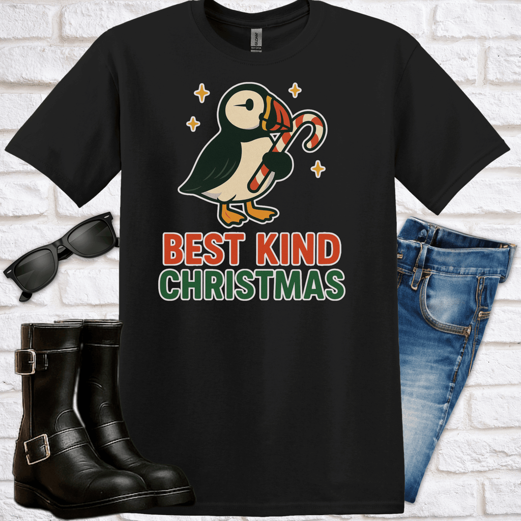 "Puffin Best Kind Christmas" T-Shirt