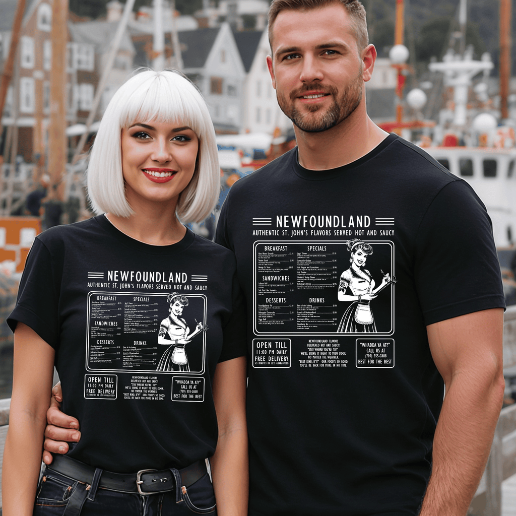 Newfoundland Diner Menu T-Shirt