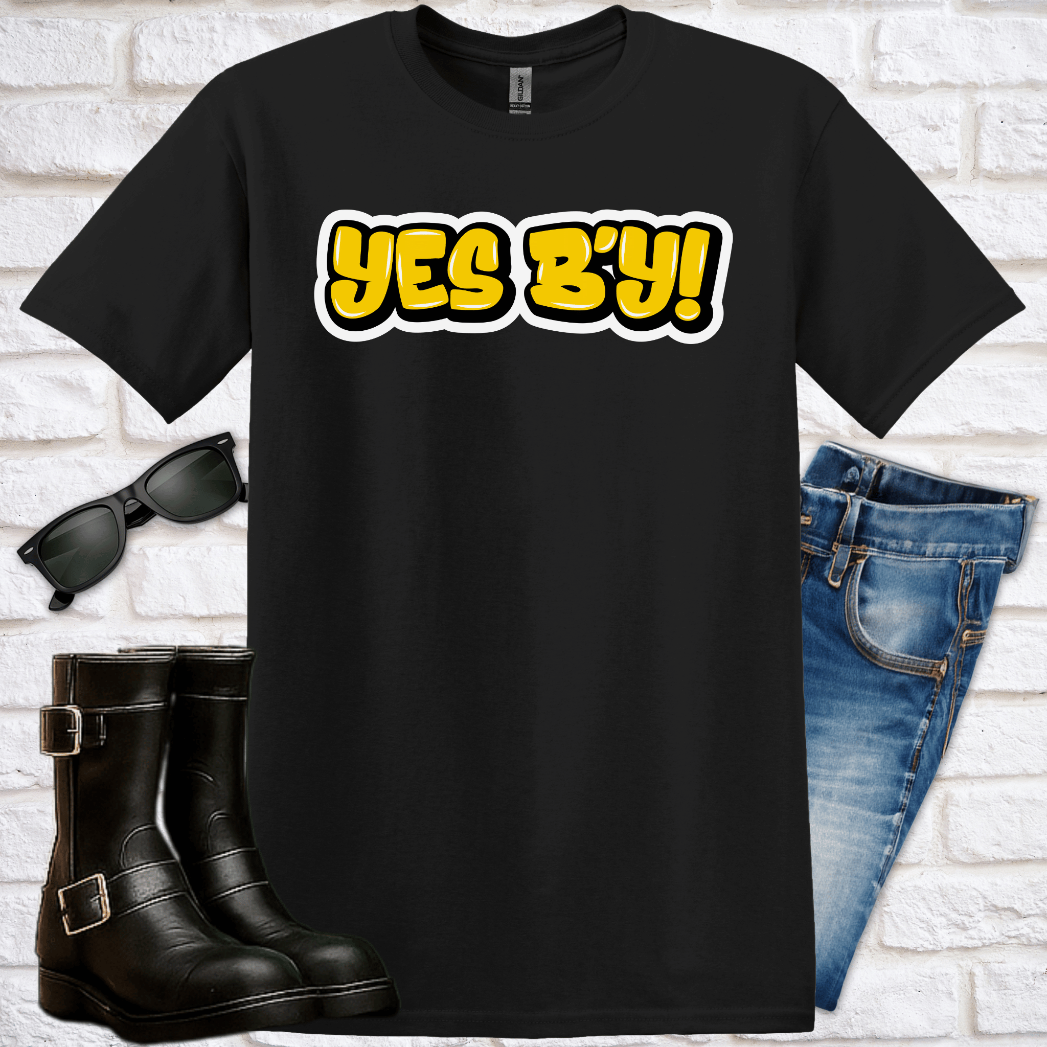 "Yes B'y" Graffiti T-Shirt
