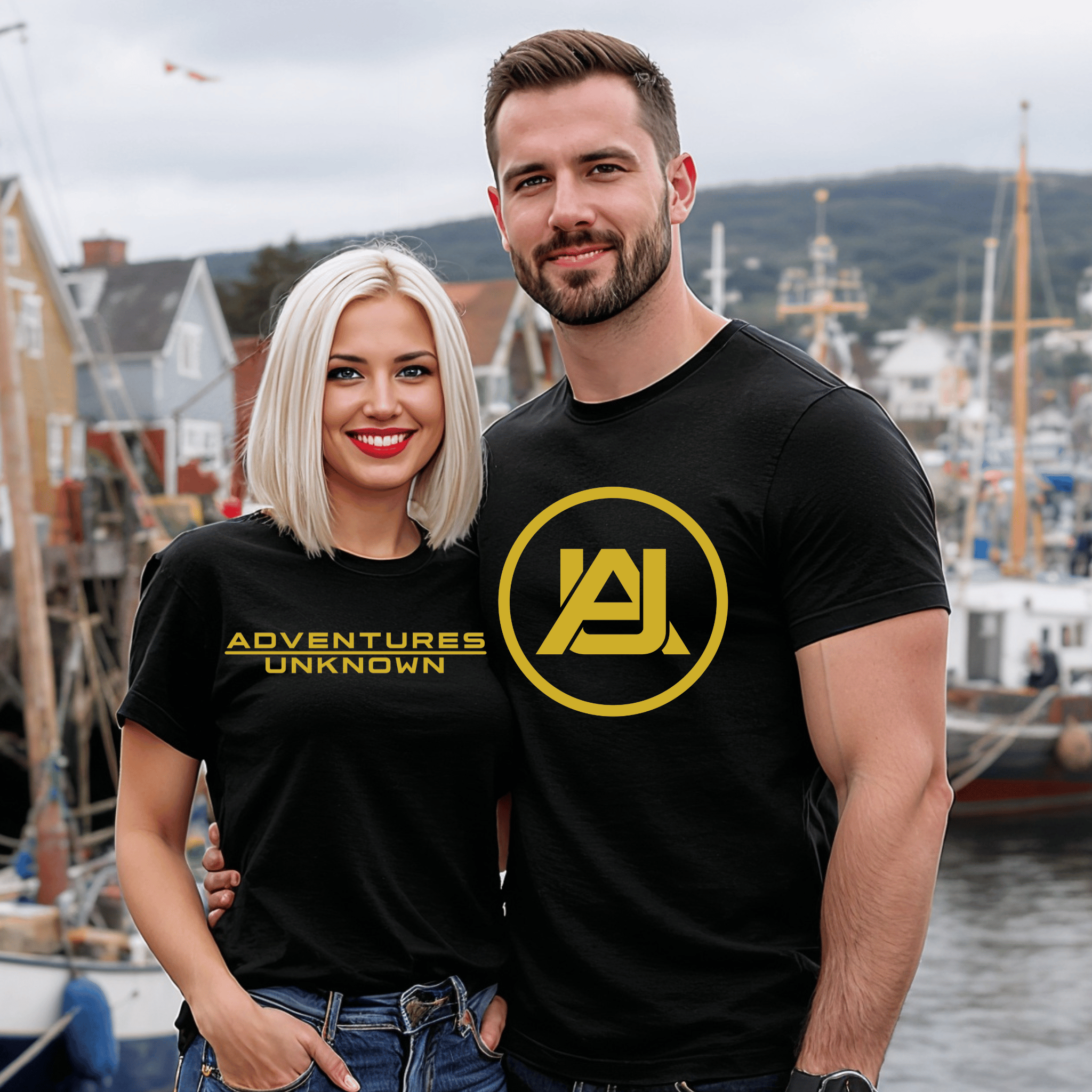 Adventures Unknown Circle Monogram T-Shirt