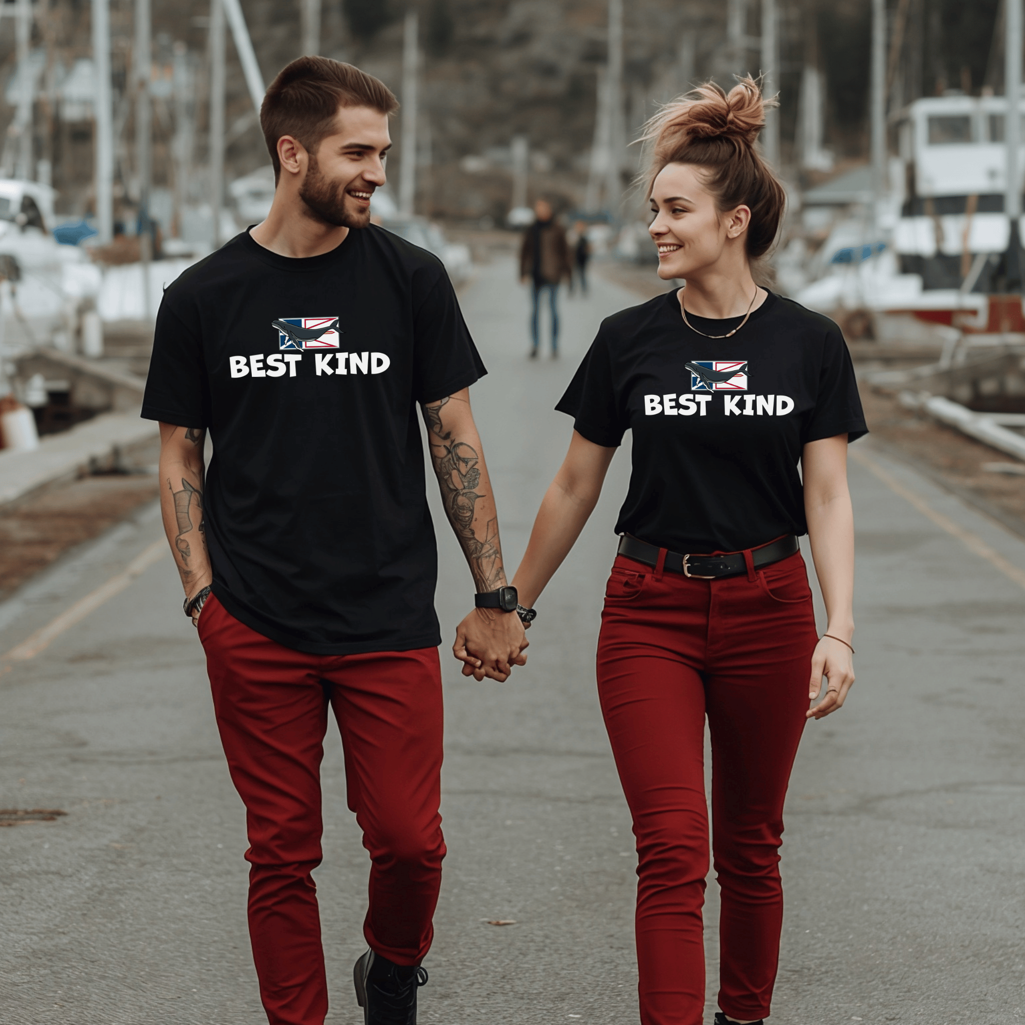 "Best Kind" Whale-on-Flag T-Shirt