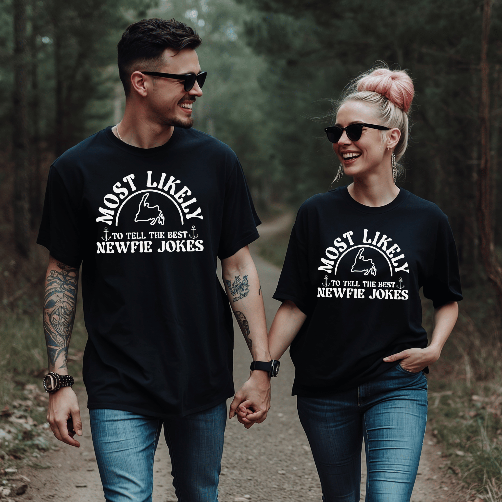 "Most Likely to Tell the Best Newfie Jokes" T-Shirt