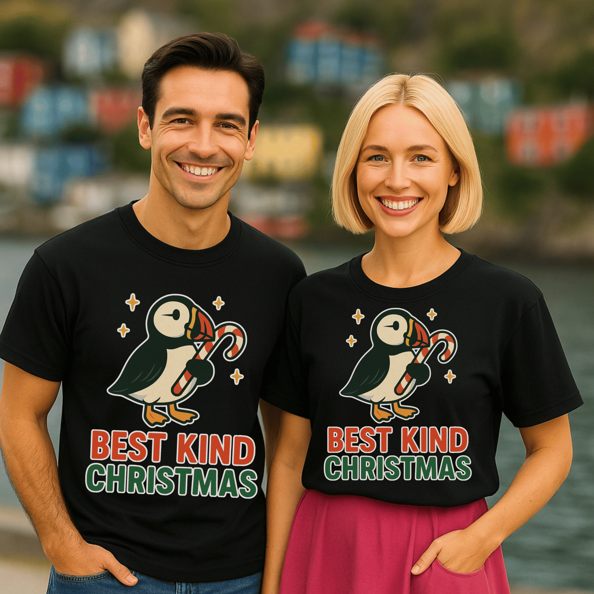 "Puffin Best Kind Christmas" T-Shirt