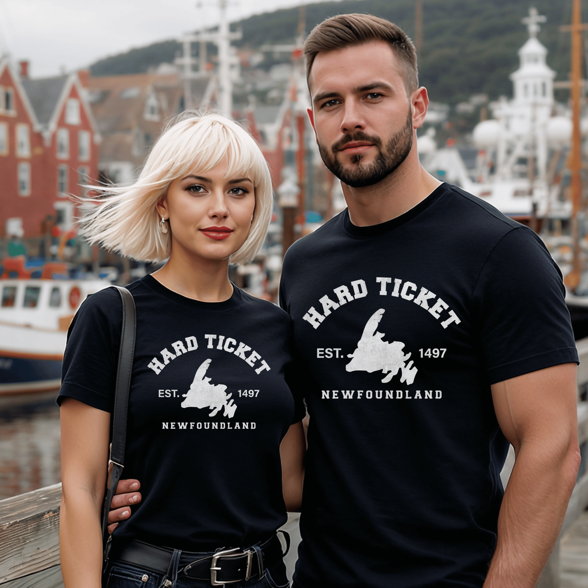 "Hard Ticket" Map T-Shirt