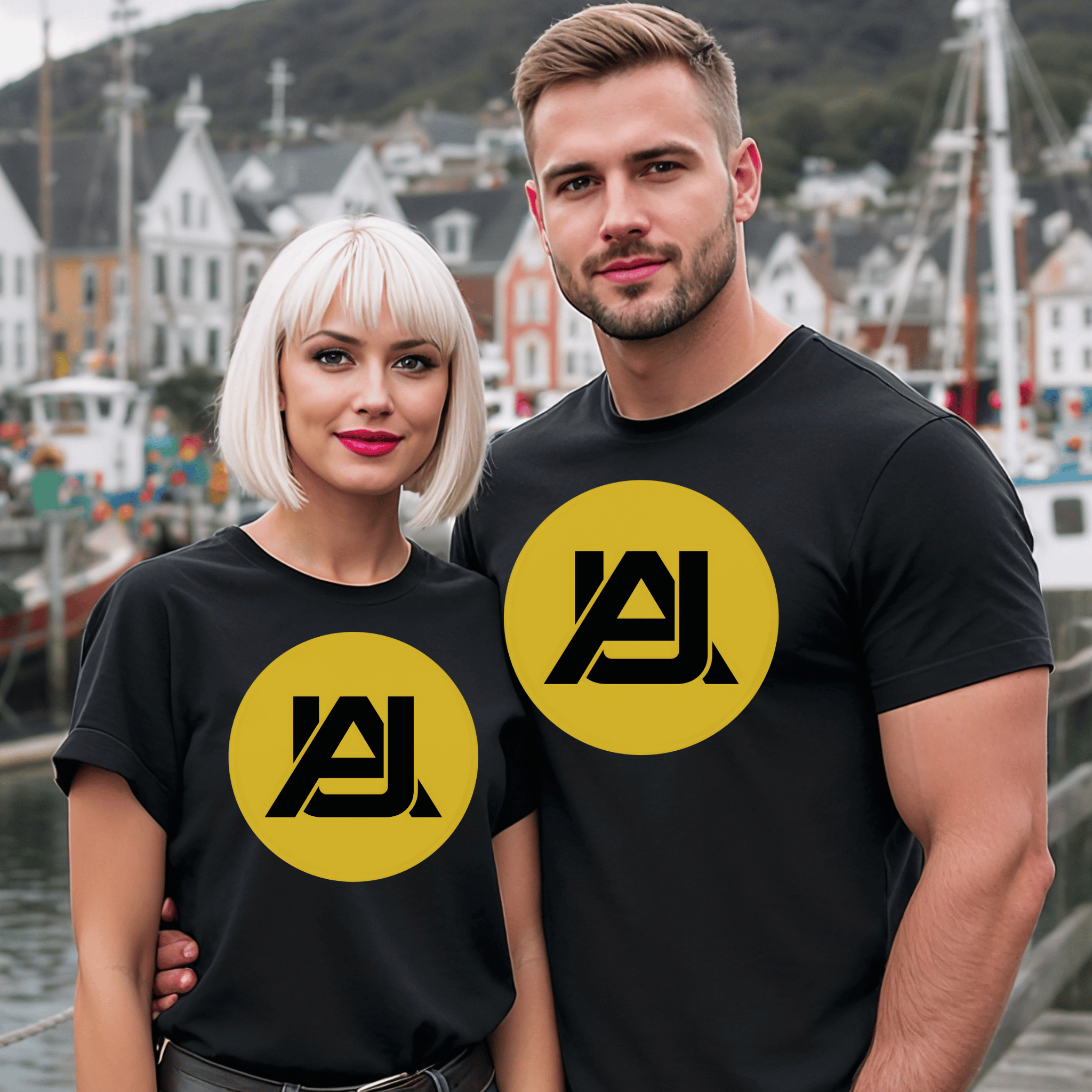 Adventures Unknown Official Gold Logo T‑Shirt - Newfinese Please