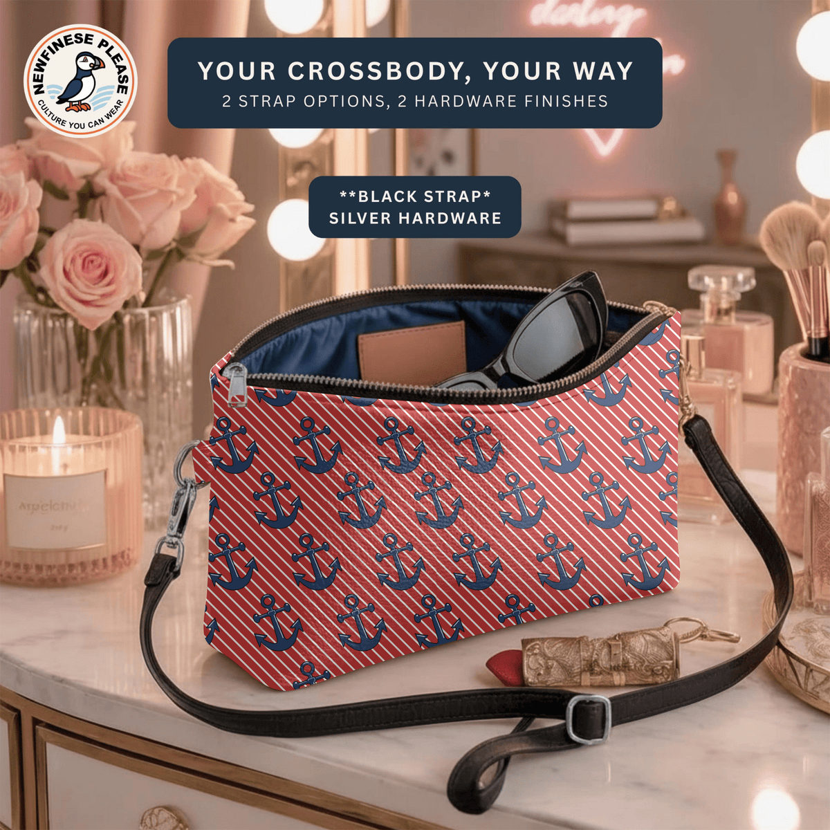 Anchors Aweigh Crossbody - Newfineseplease.ca