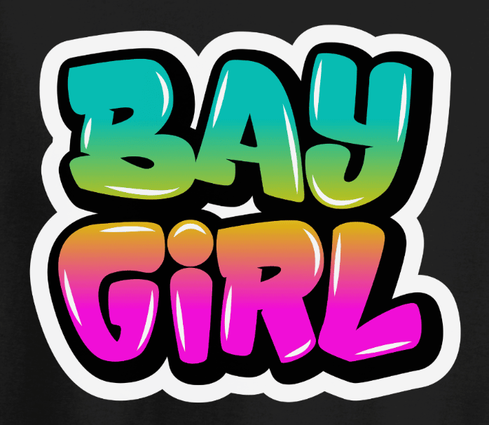 "Bay Girl" Tee - Newfoundland Graffiti Collection - Newfineseplease.ca