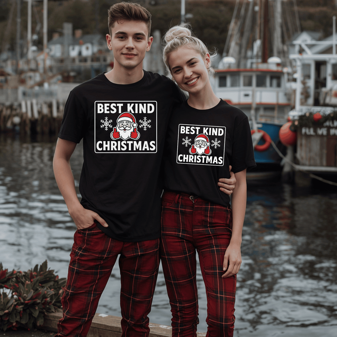"Best Kind Christmas Santa" T-Shirt - Newfinese Please