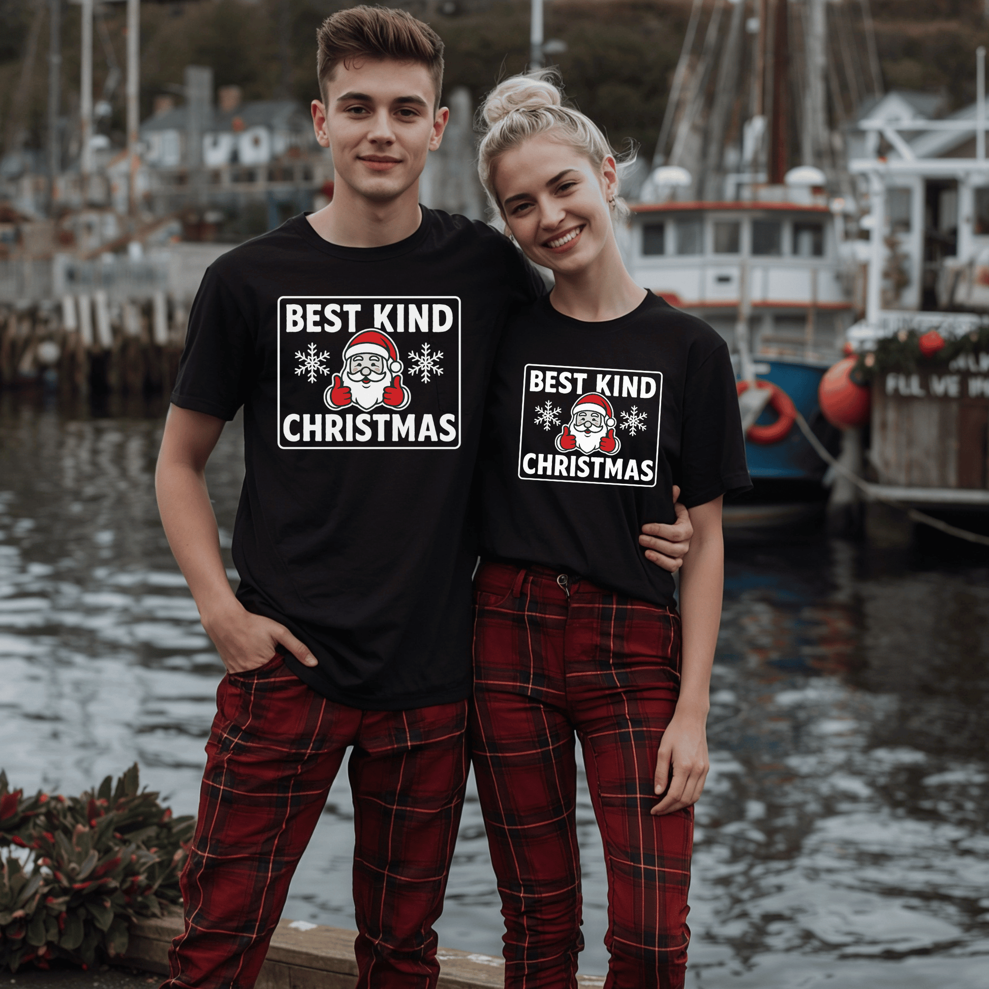 "Best Kind Christmas Santa" T-Shirt - Newfinese Please