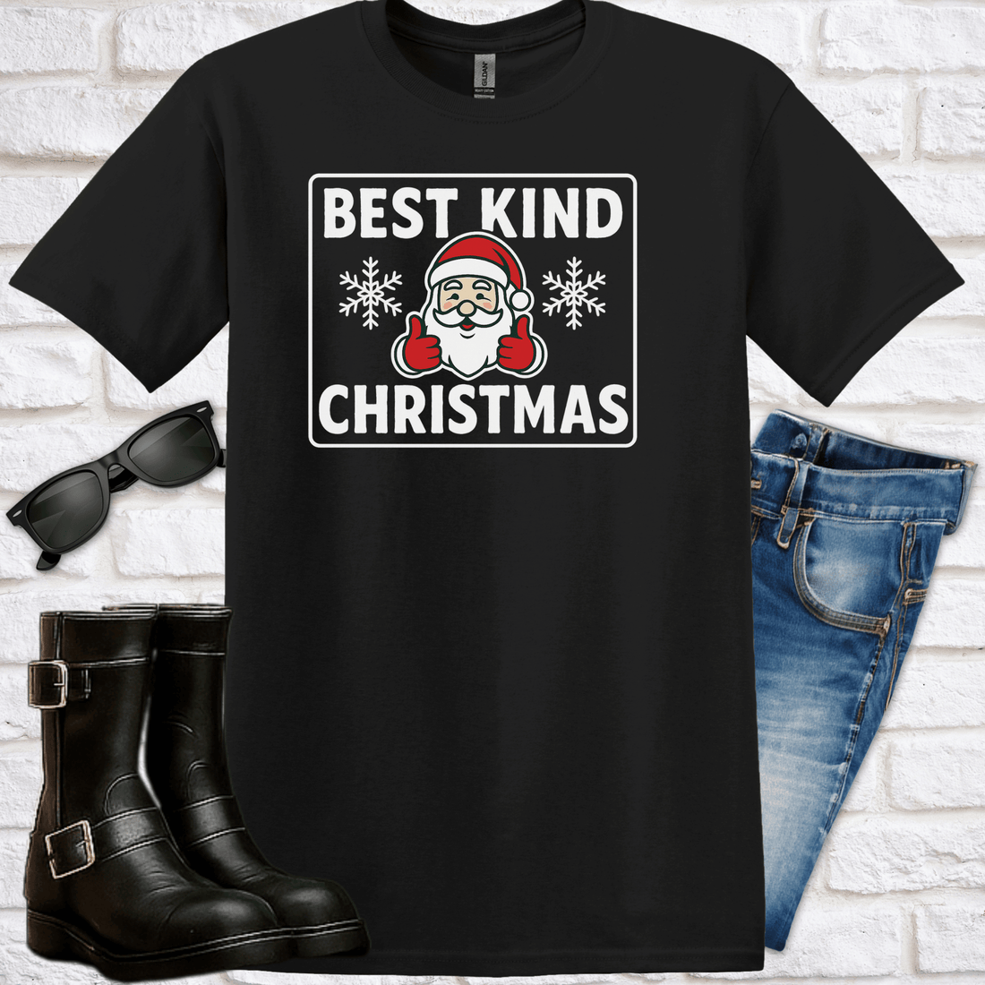 "Best Kind Christmas Santa" T-Shirt - Newfinese Please