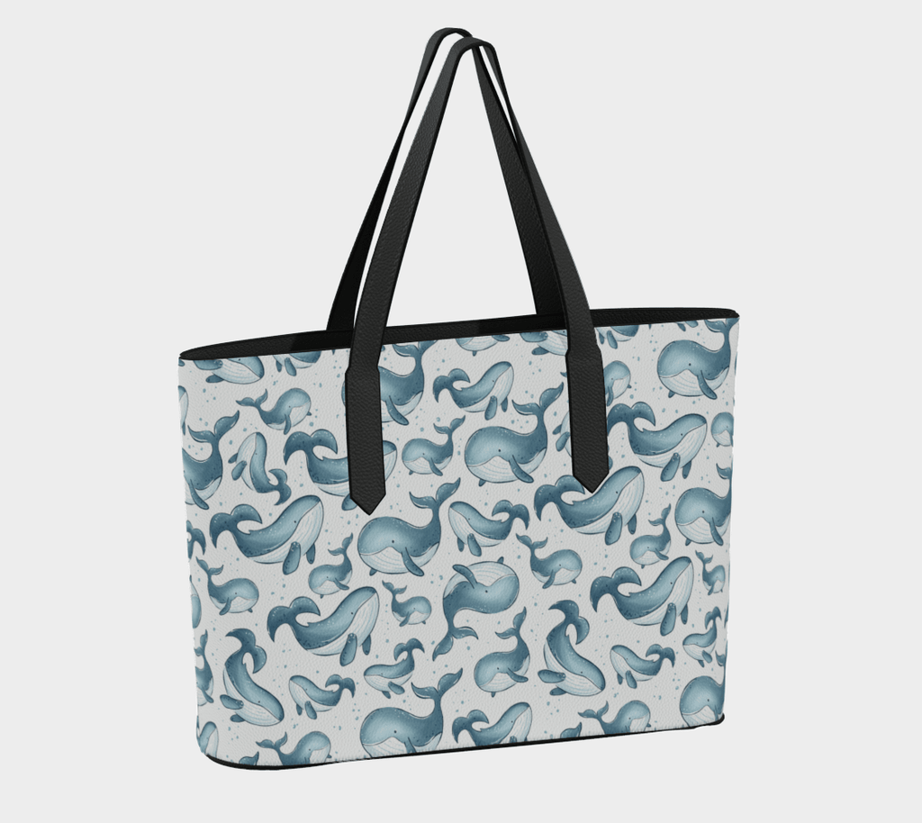 Blue Humpback Tote - Newfineseplease.ca