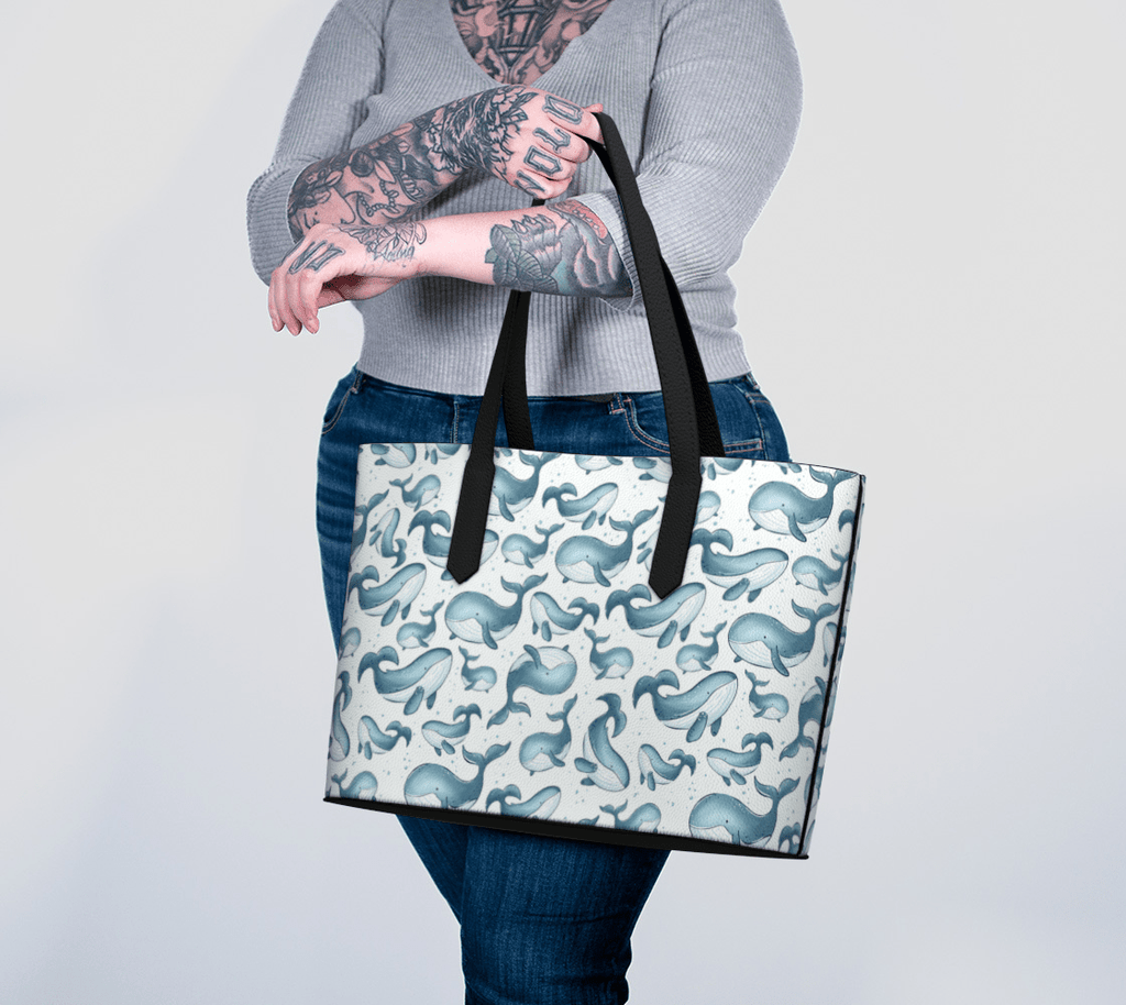 Blue Humpback Tote - Newfineseplease.ca