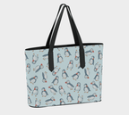 Blue Newfoundland Puffin Tote - Newfineseplease.ca