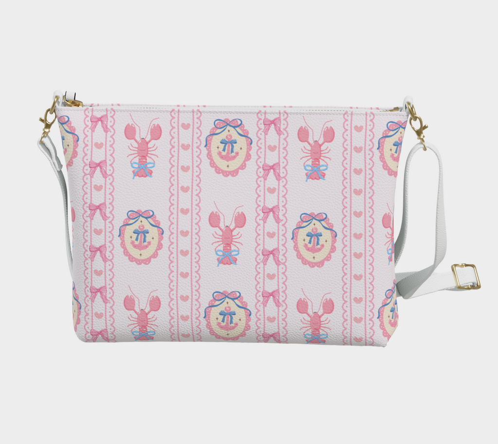 pink ribbon_anchor_lobster_crossbody