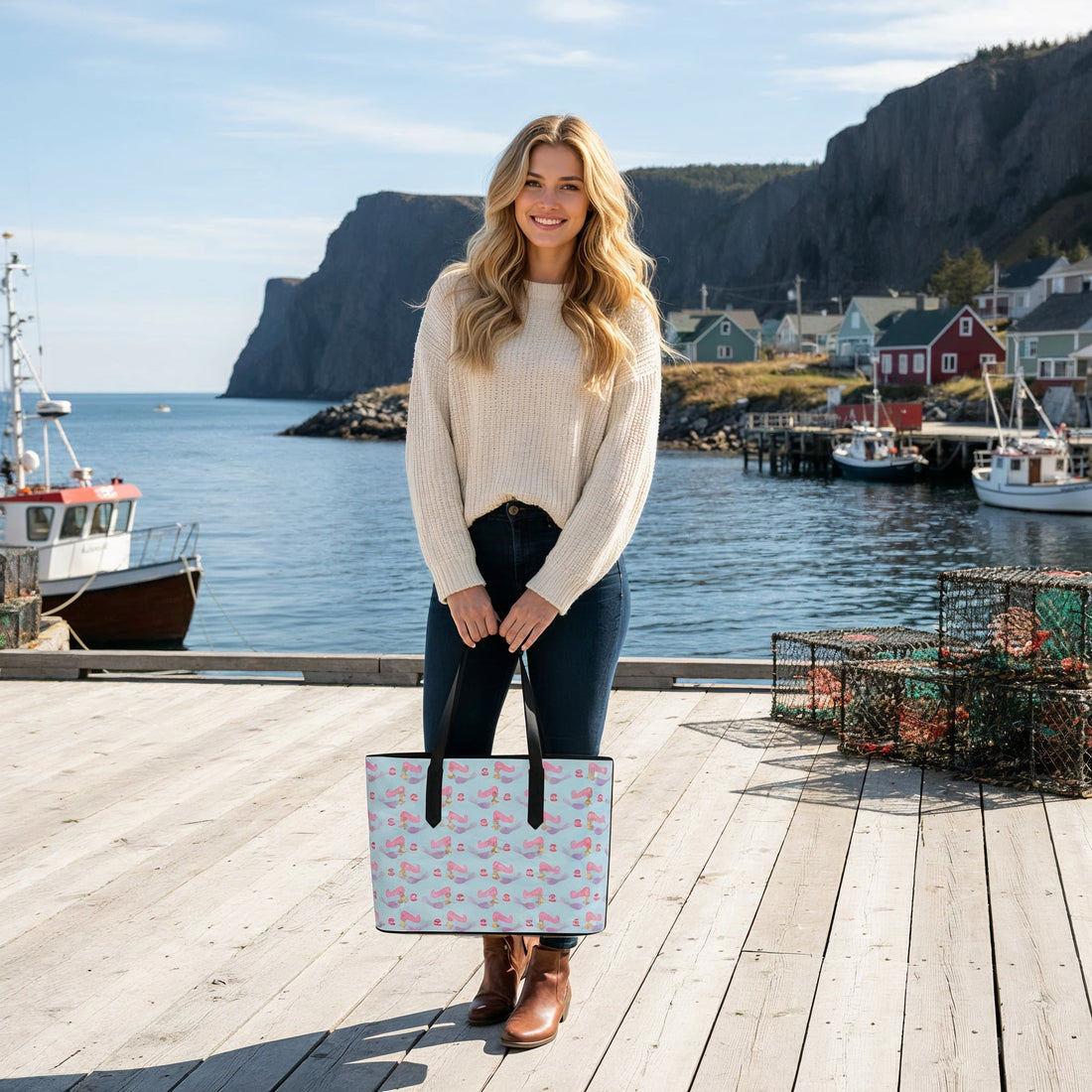 Coastal Mermaid Tote - Newfinese Please