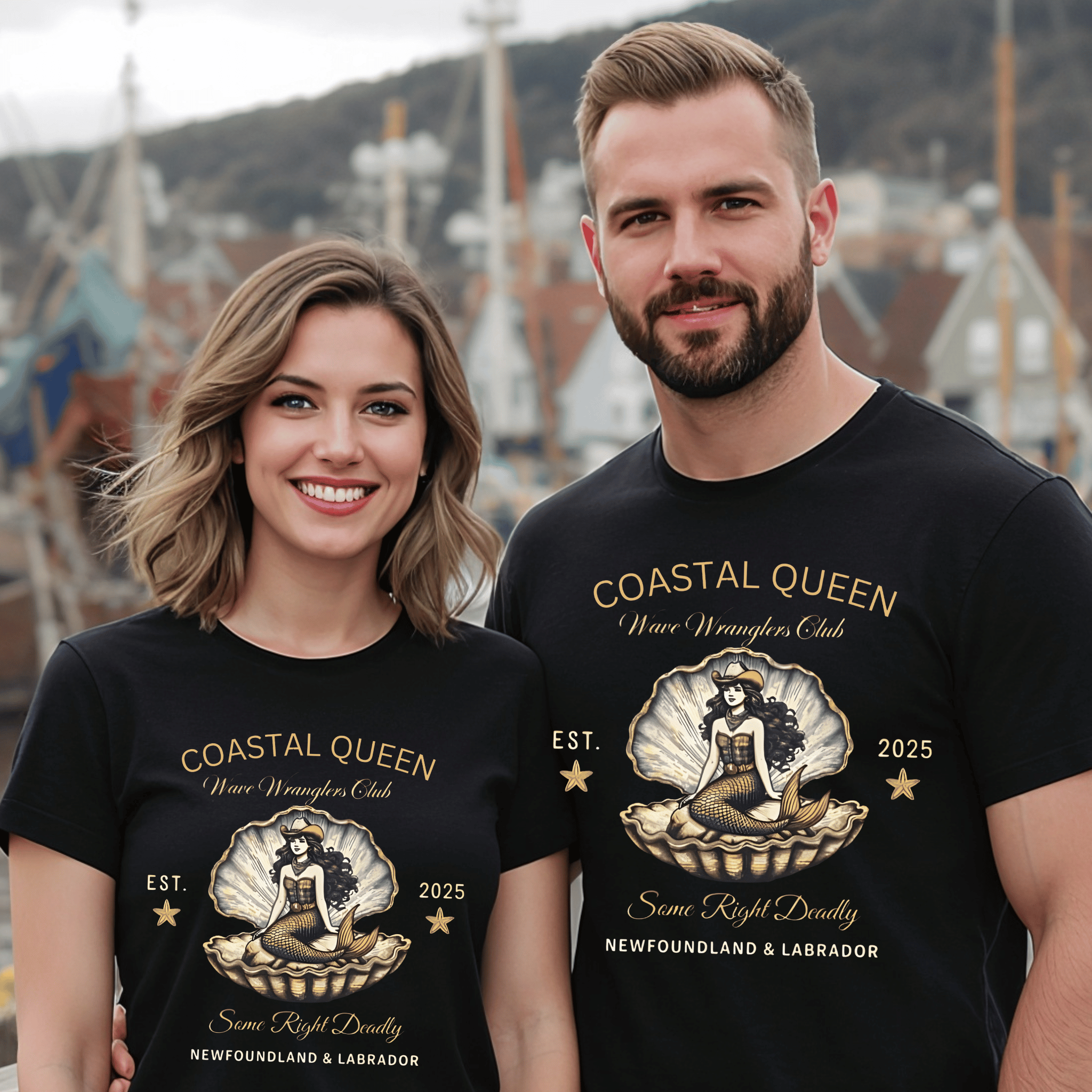Coastal Queen T-Shirt - Newfinese Please