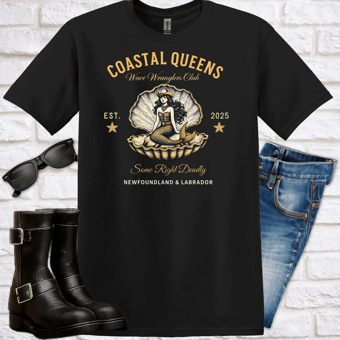 Coastal Queens T-Shirt - Newfinese Please