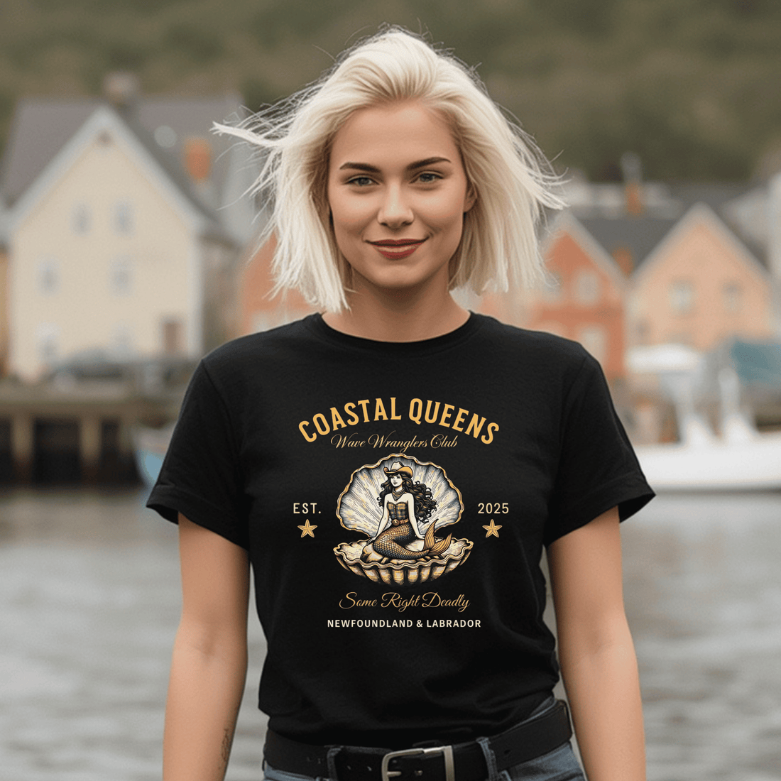 Coastal Queens T-Shirt - Newfinese Please