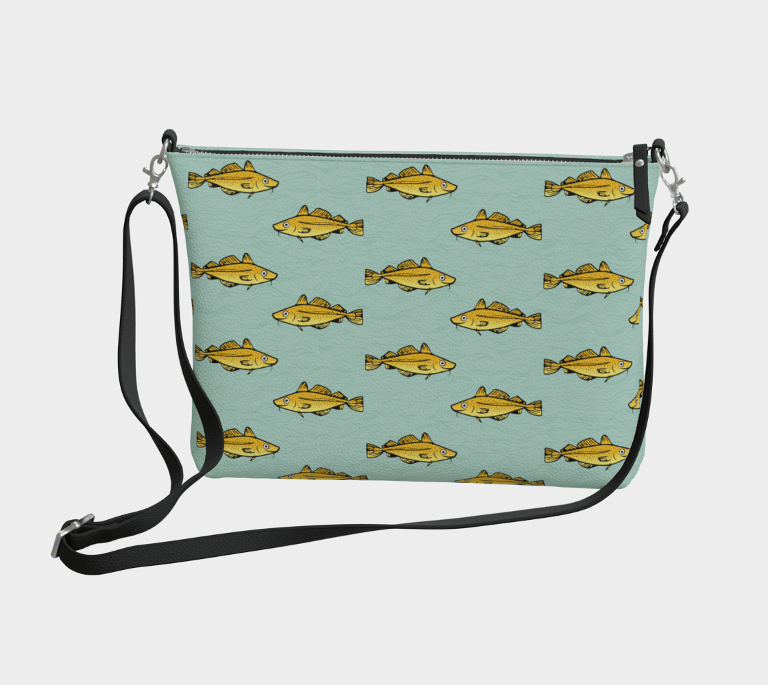 Codfish Crossbody Purse - Newfinese Please