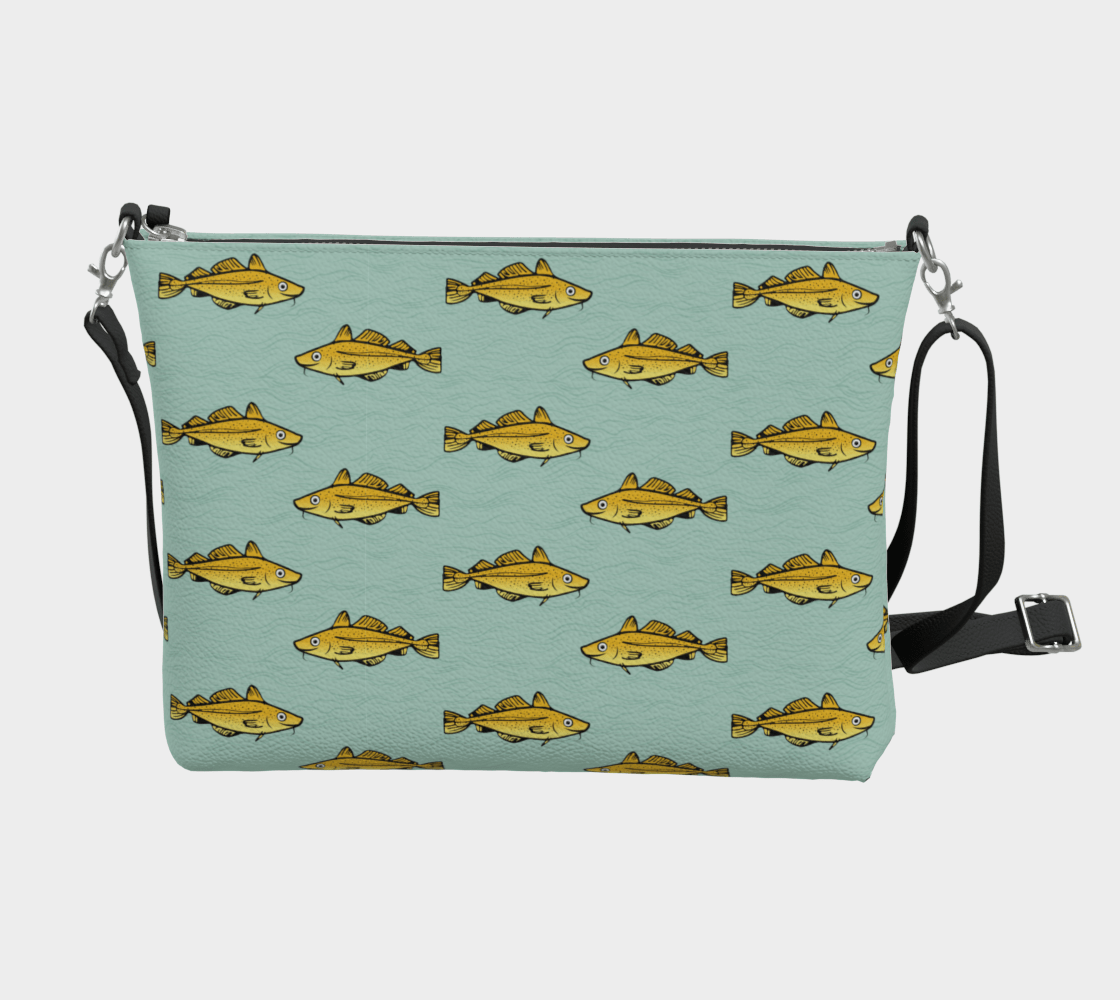 Codfish Crossbody Purse - Newfinese Please