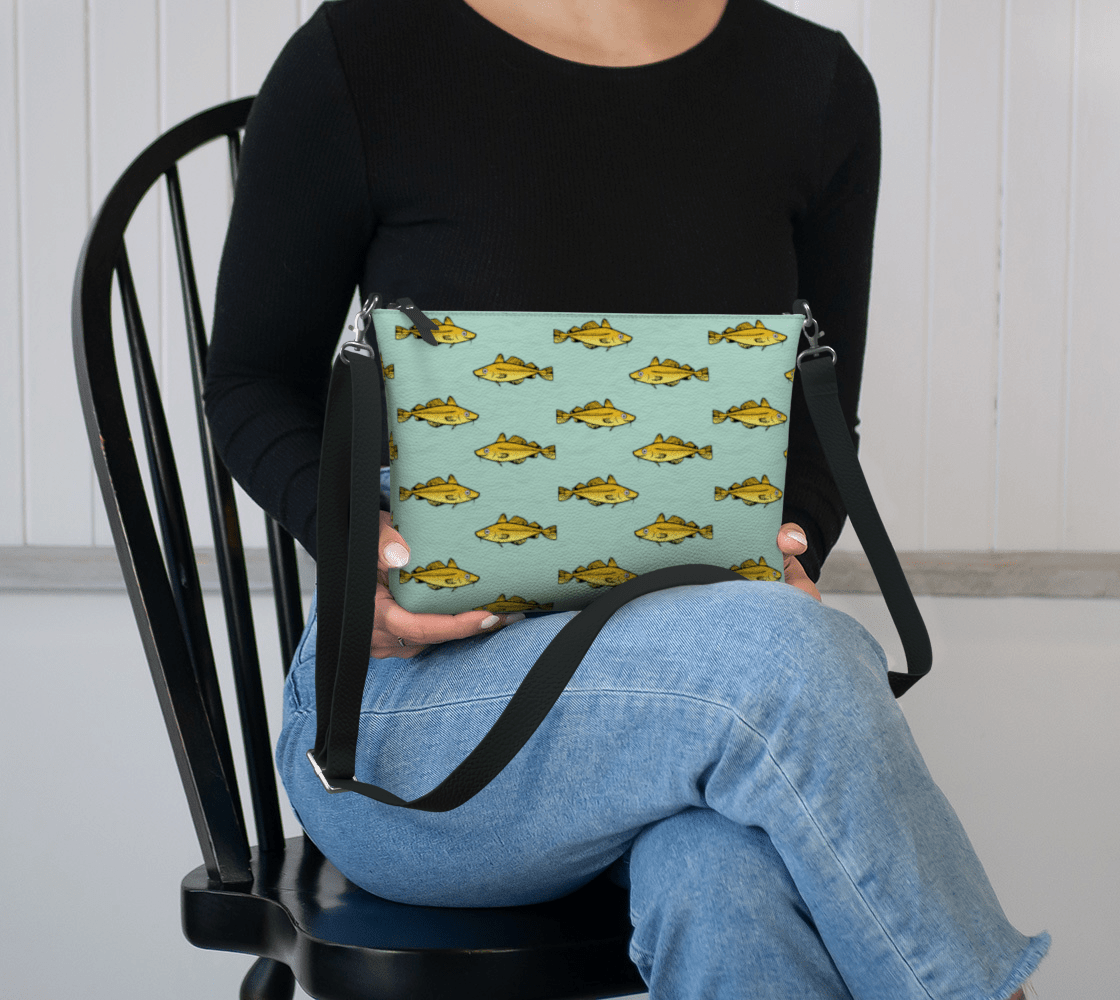 Codfish Crossbody Purse - Newfinese Please